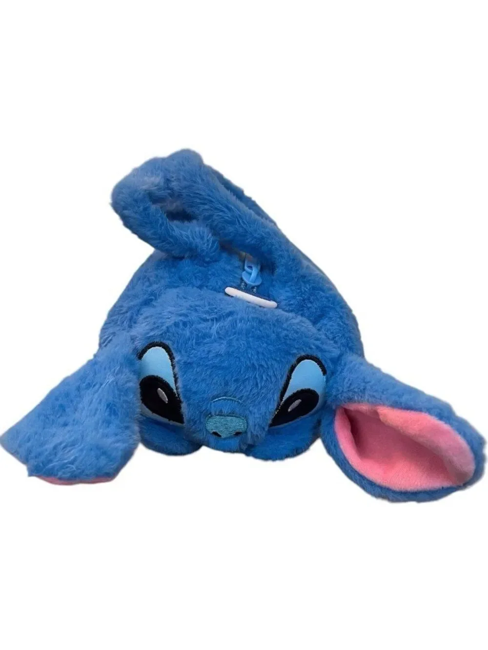 Childrens Girls Stitch Plush Faux Fur Crossbody Double Handles Barrel Bag New